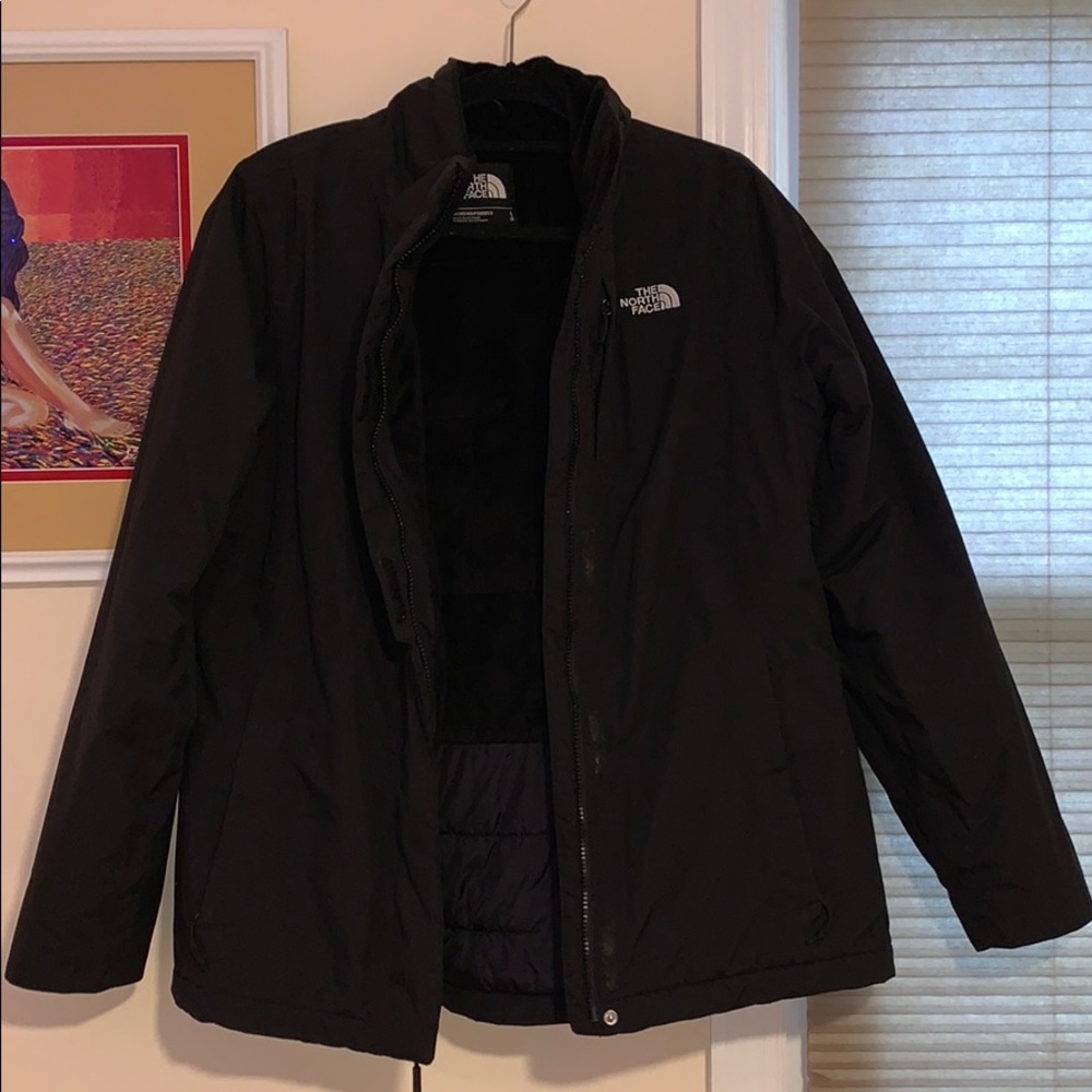 The North Face fleece lined jacket